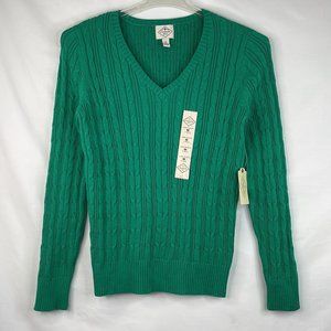 St John Bay Women's  Green Sweater Size: M